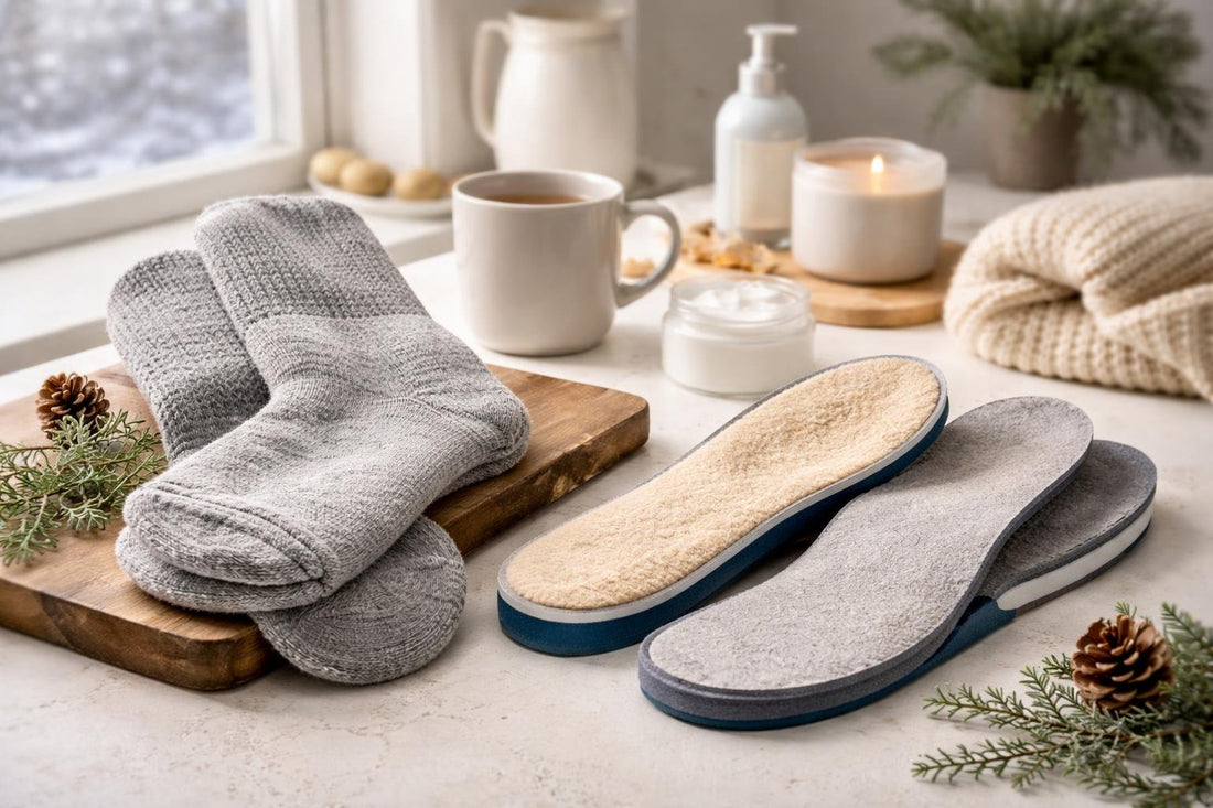 wide diabetic socks and insoles for winter comfort