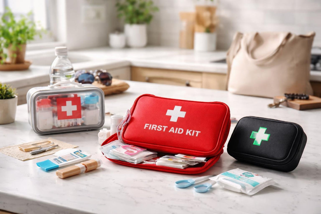 Compact first aid kits for home, travel and work