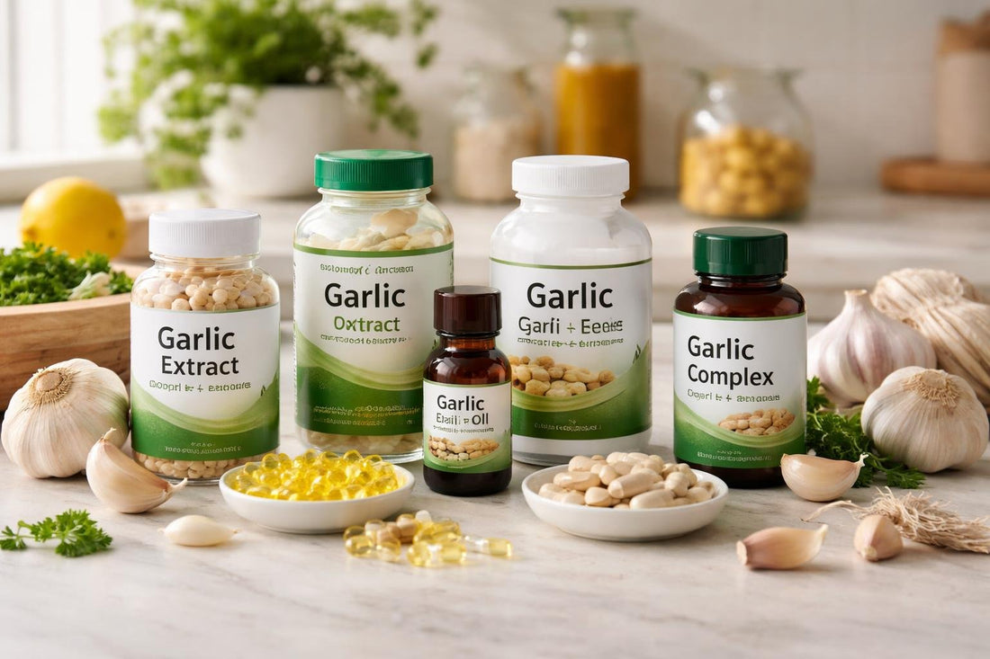 garlic supplements collection and alternatives