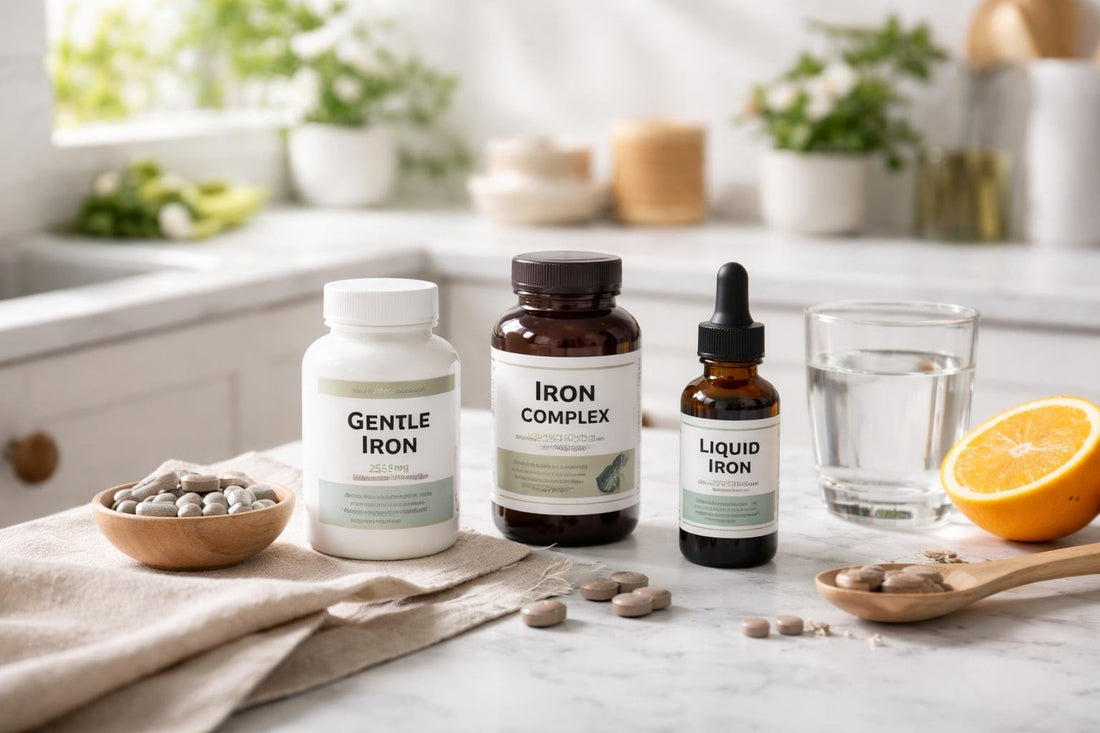 Gentle iron supplement options for daily digestion support