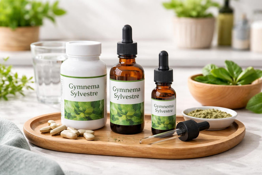 Gymnema Sylvestre supplements capsules tinctures drops