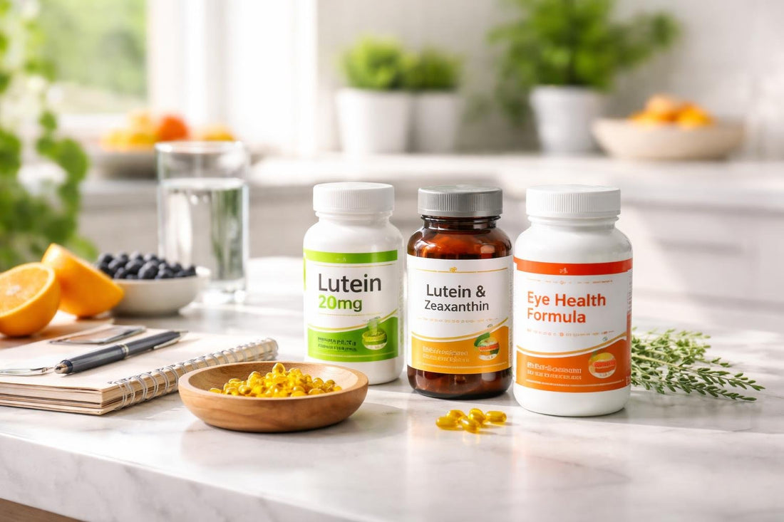 Lutein nutritional supplements for daily eye health in BC