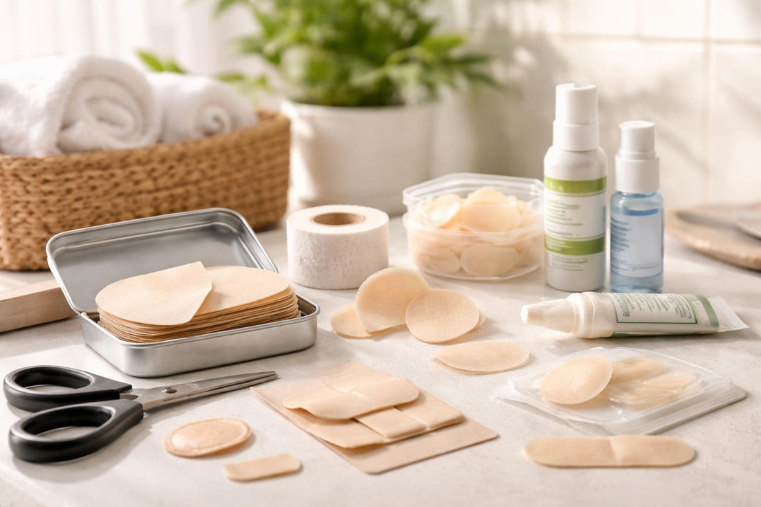 Moleskin foot protection pads and blister care items