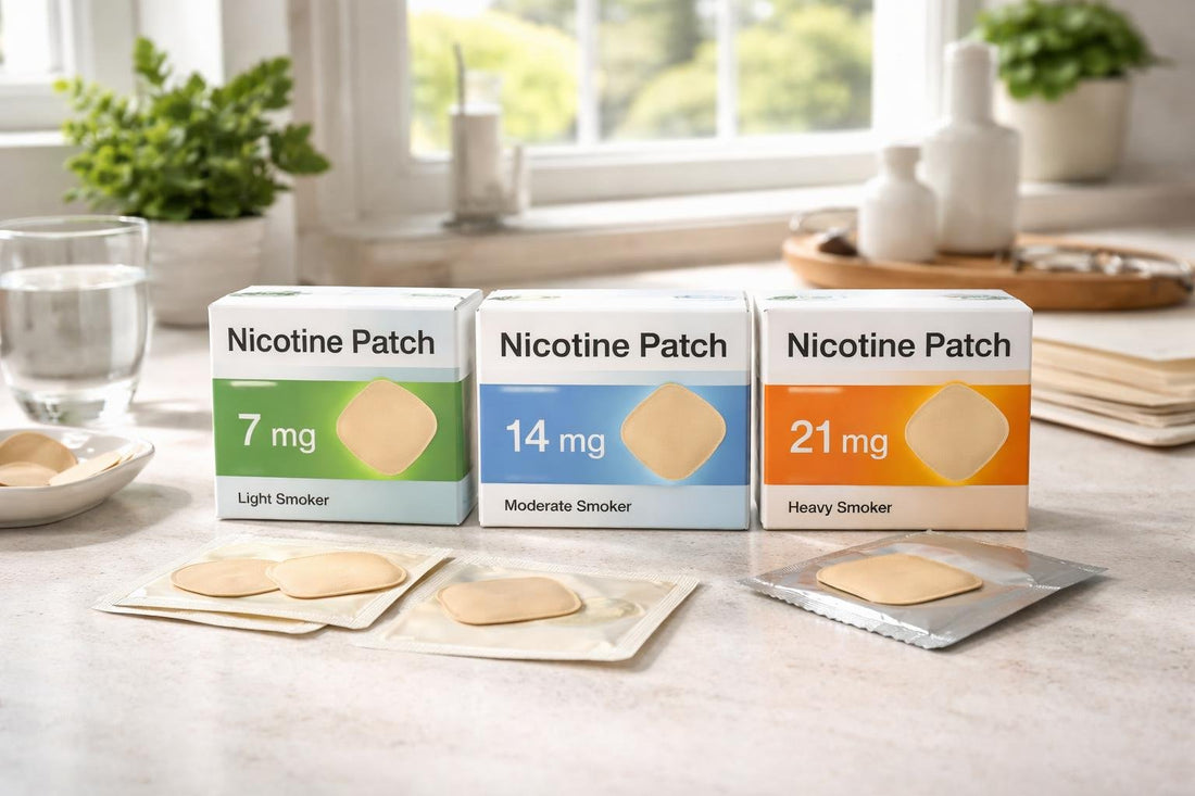 Nicotine patch strength options by smoker level in Canada