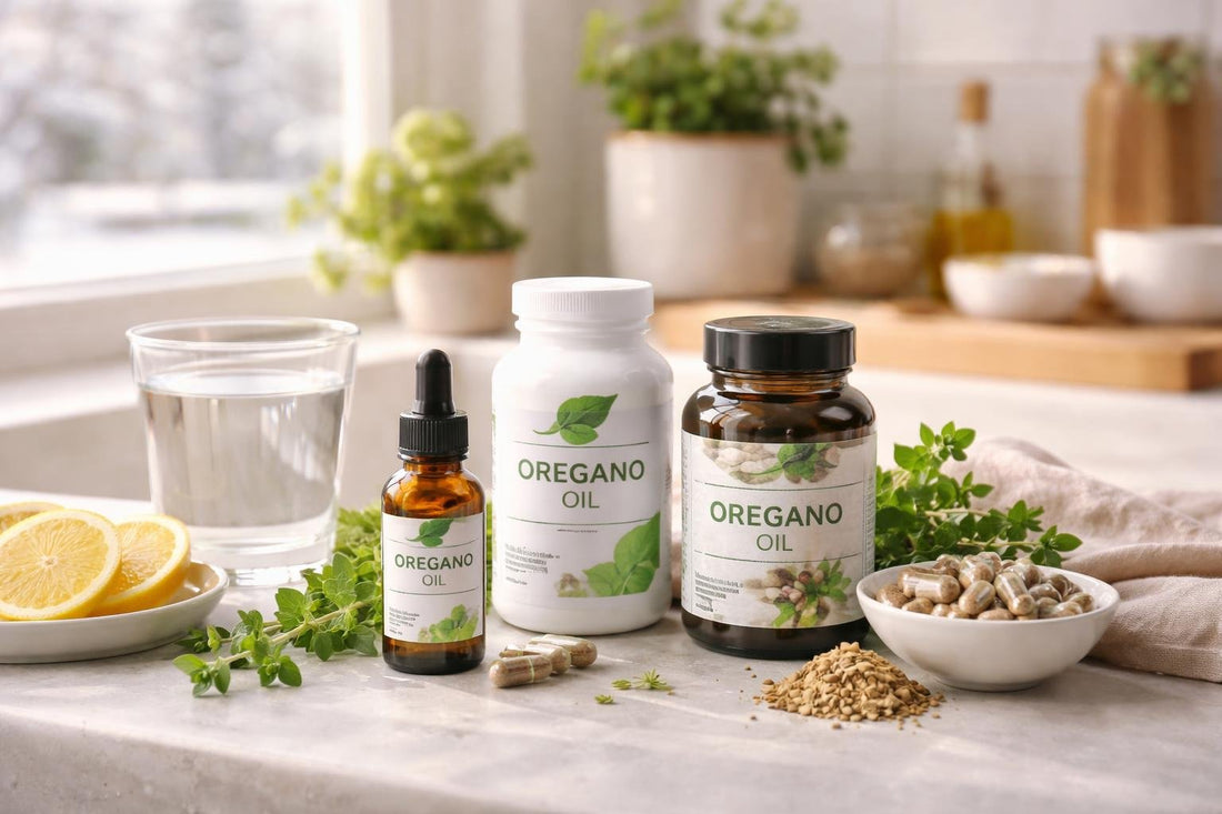 Oregano herbal supplements for winter wellness routine in Canada