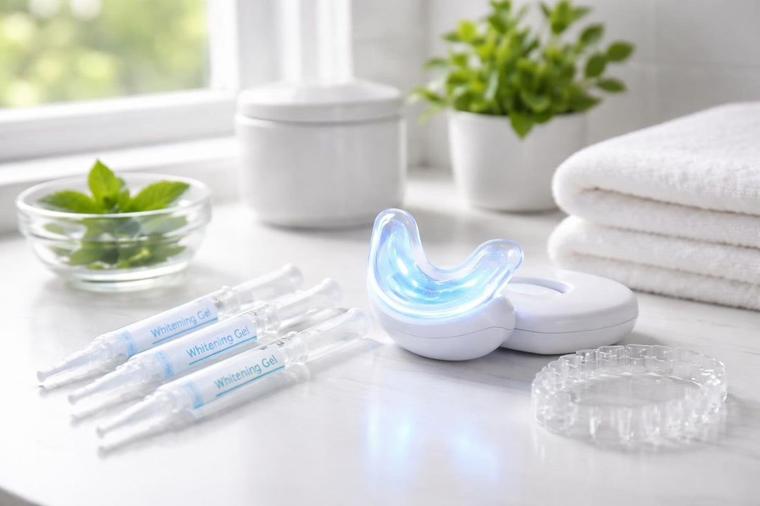 Professional teeth whitening gels for safe at-home results