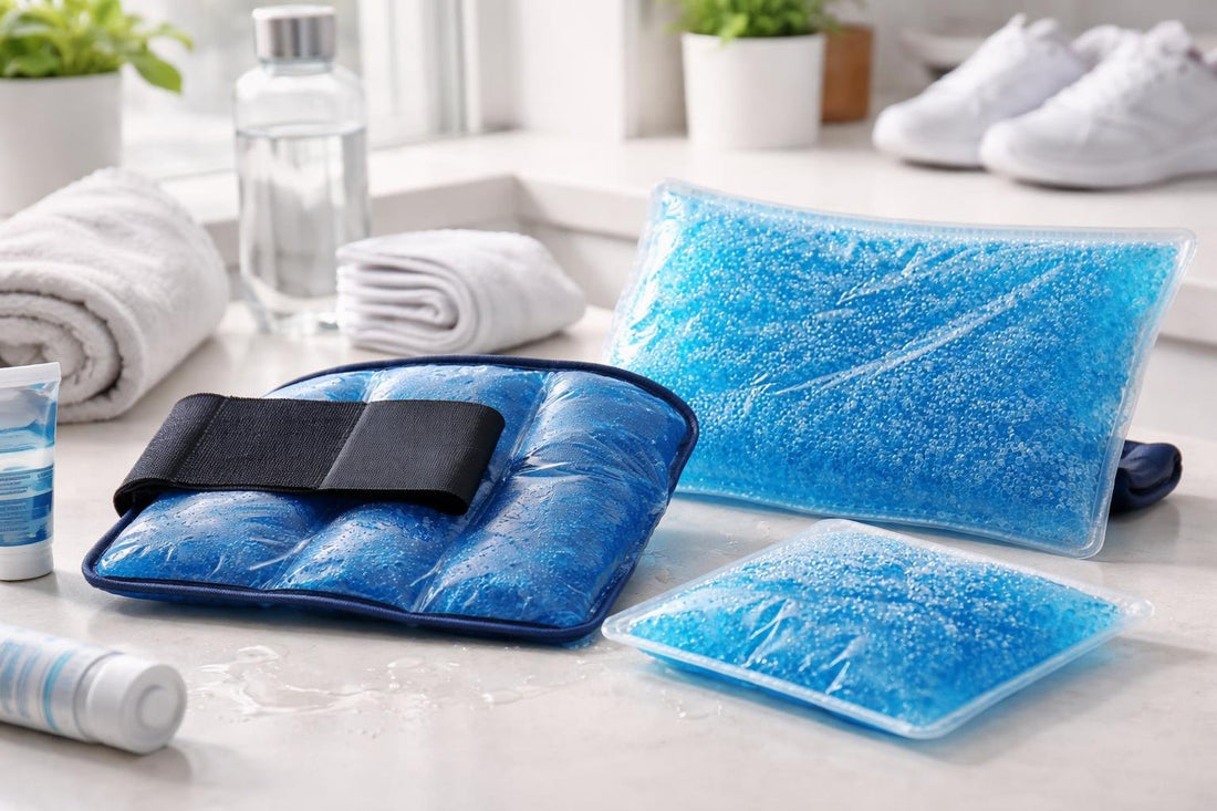 Reusable cold packs for sports injuries and recovery