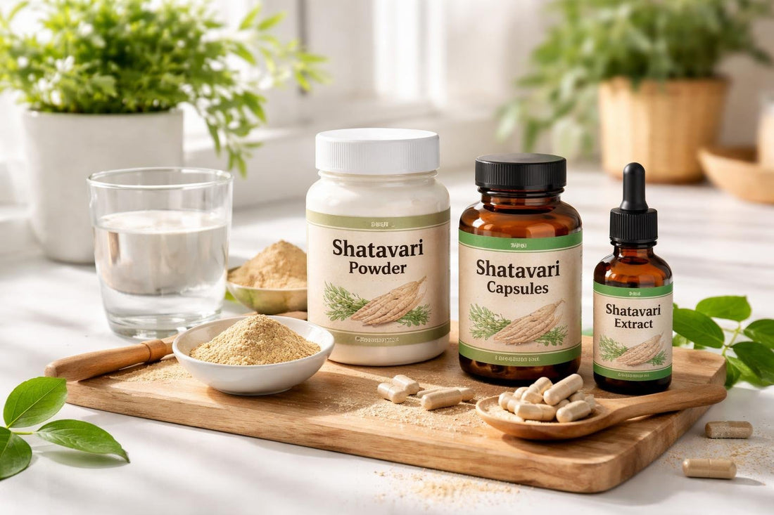 Shatavari supplement capsules and powder for beginners in Canada
