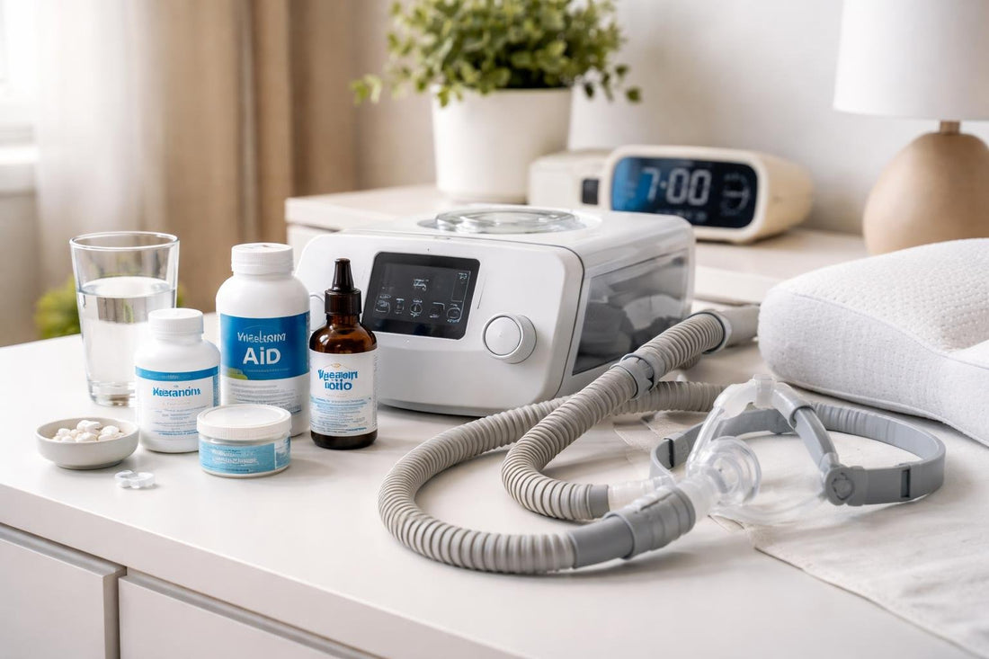 CPAP user troubleshooting with sleep support products