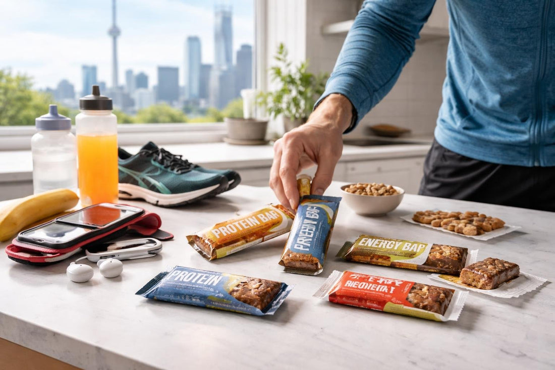 Toronto marathoner choosing sports nutrition bar options