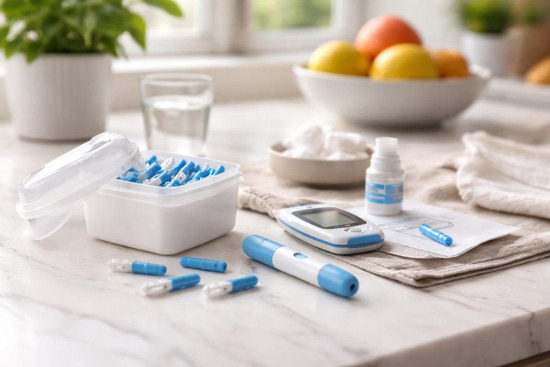 Sterile blood lancets for comfortable home testing in Ontario