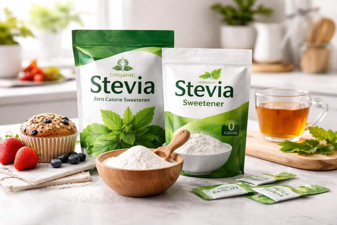 Stevia packets and powder for baking in Canada