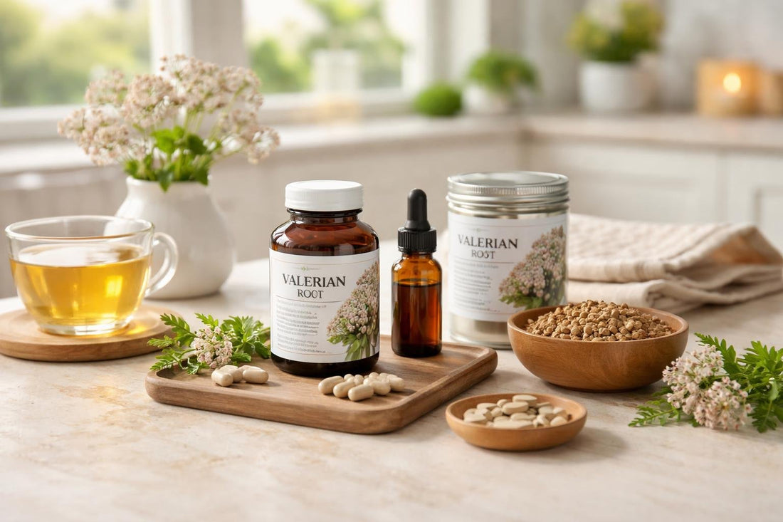 Valerian root herbal supplements for seasonal sleep support