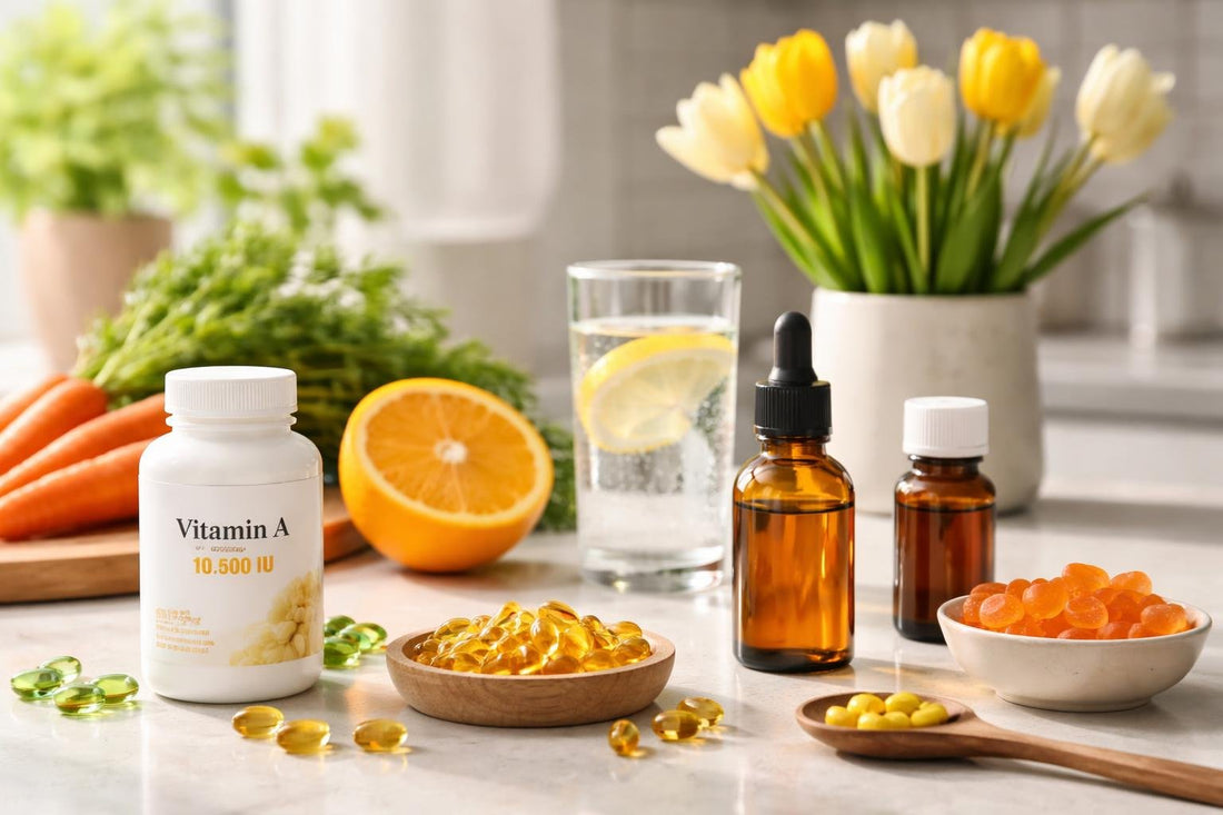 Vitamin A supplement forms for spring wellness planning