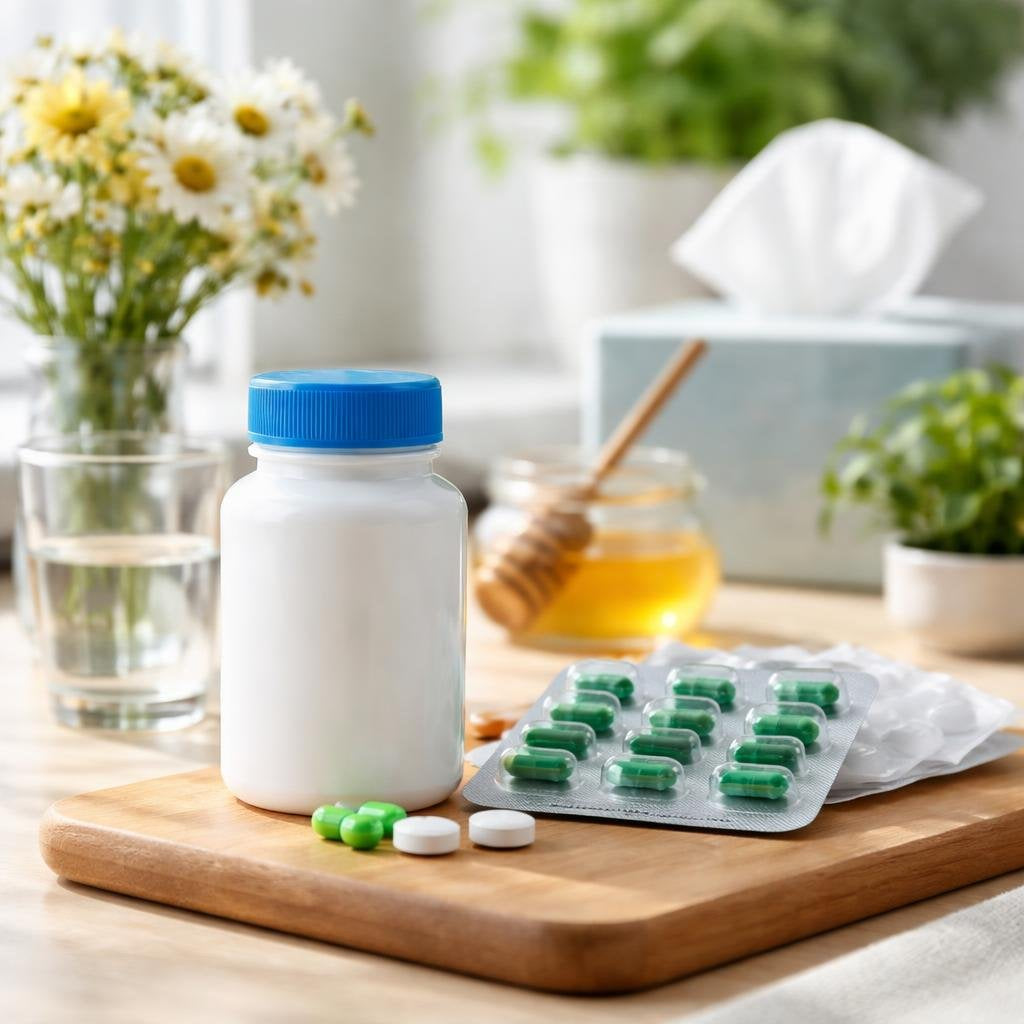 Allergy medicine collection for sinus relief and itchy eyes