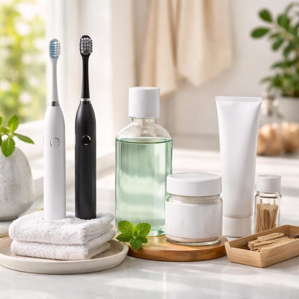 Oral care products for gum support and fresh breath