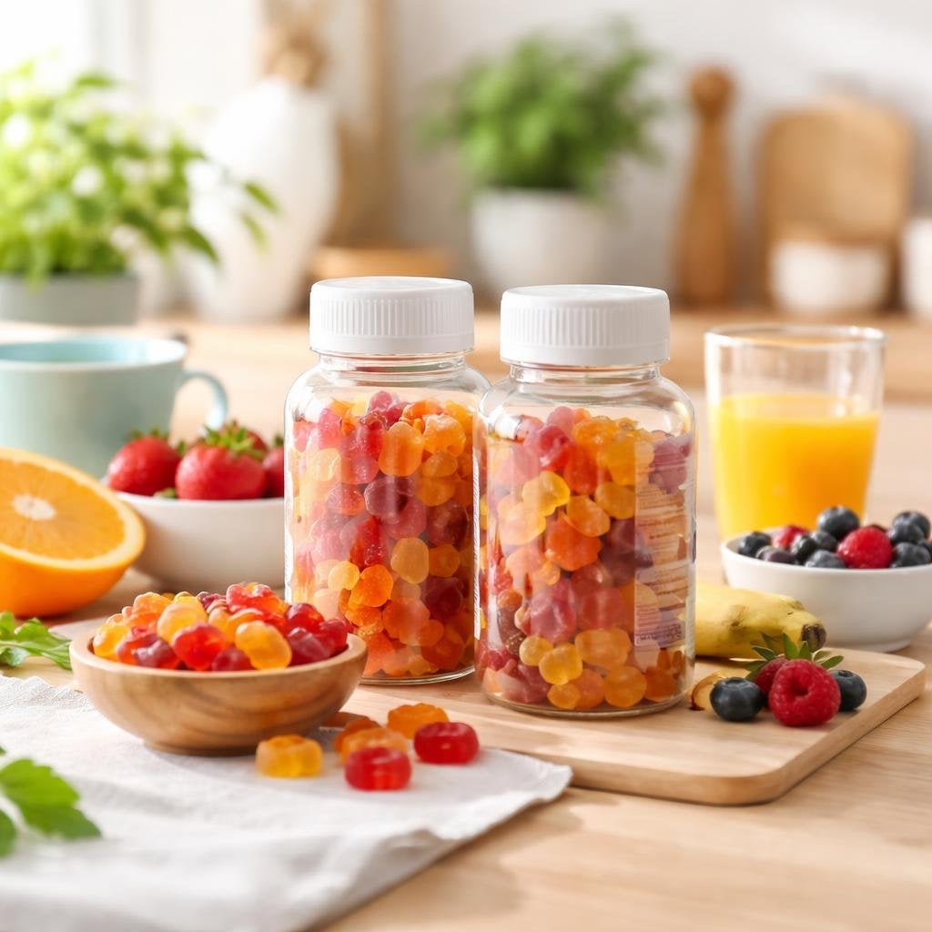 Children’s vitamins and minerals in gummies and chewables