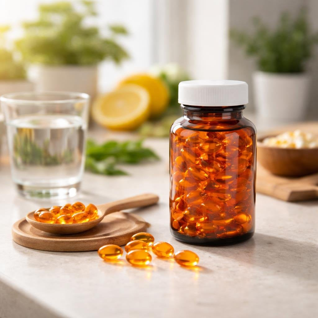 CoQ10 softgels and capsules for daily wellness