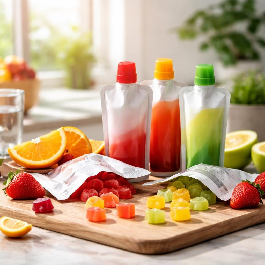 Endurance chews and gels for running and cycling fuel