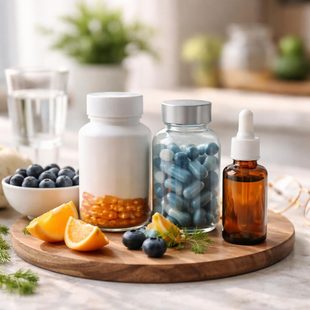 Moisturizing eye drops and contact lens care essentials