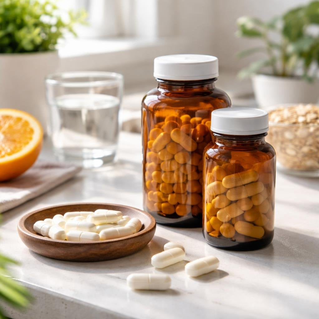 Inositol Vitamin B8 supplements in powder and capsule formats