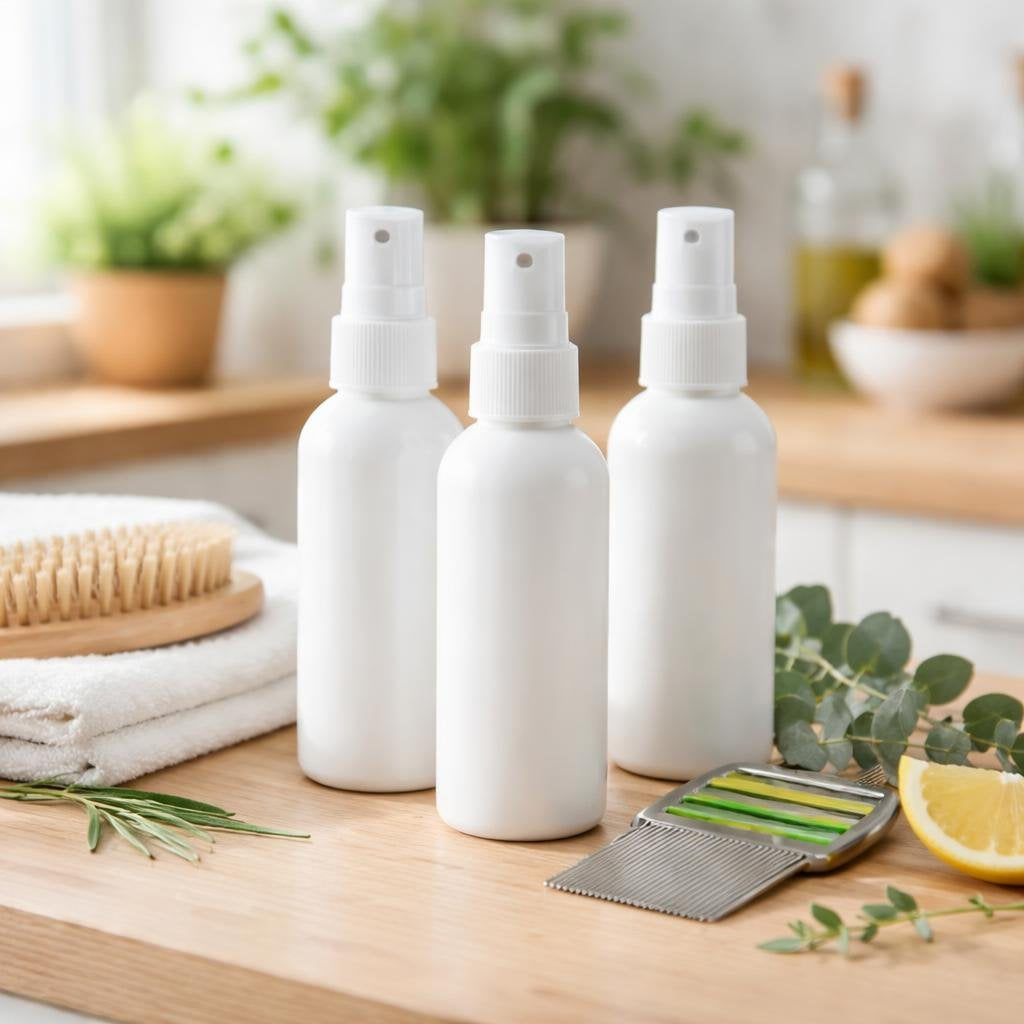 Lice treatment sprays for simple at-home head lice care
