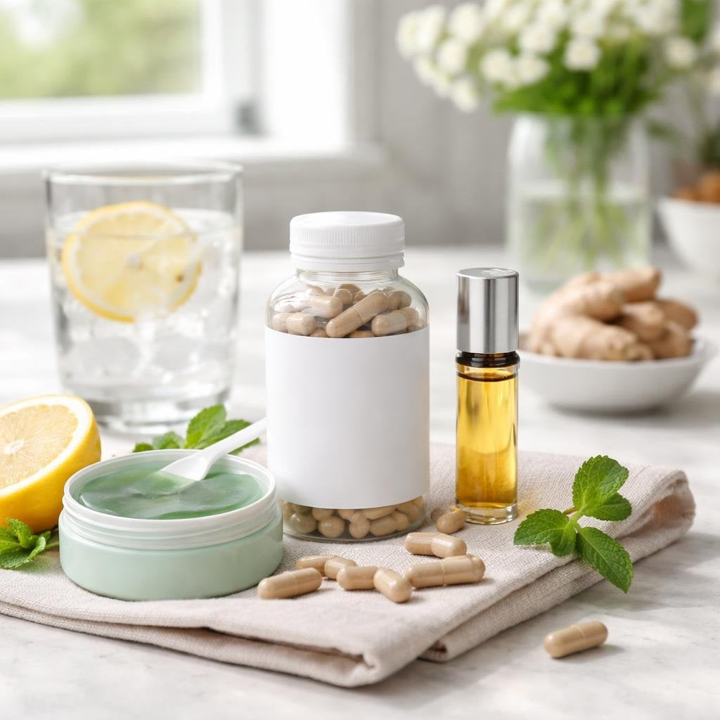Migraine relief collection for headache and trigger support