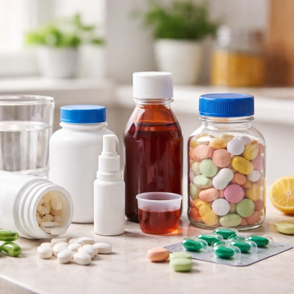 Over-the-counter medications for pain, cold and allergy relief