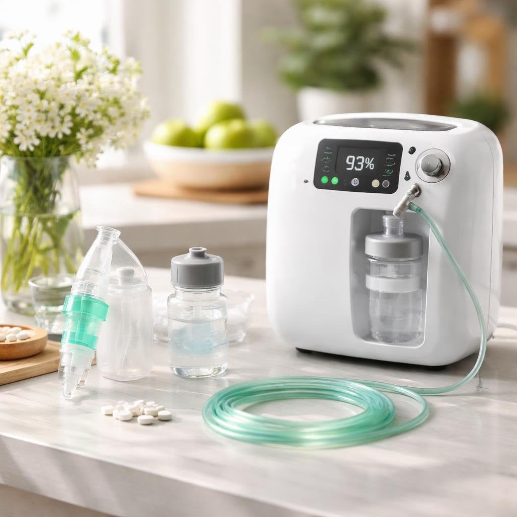 Oxygen accessories for nasal cannula and tubing management