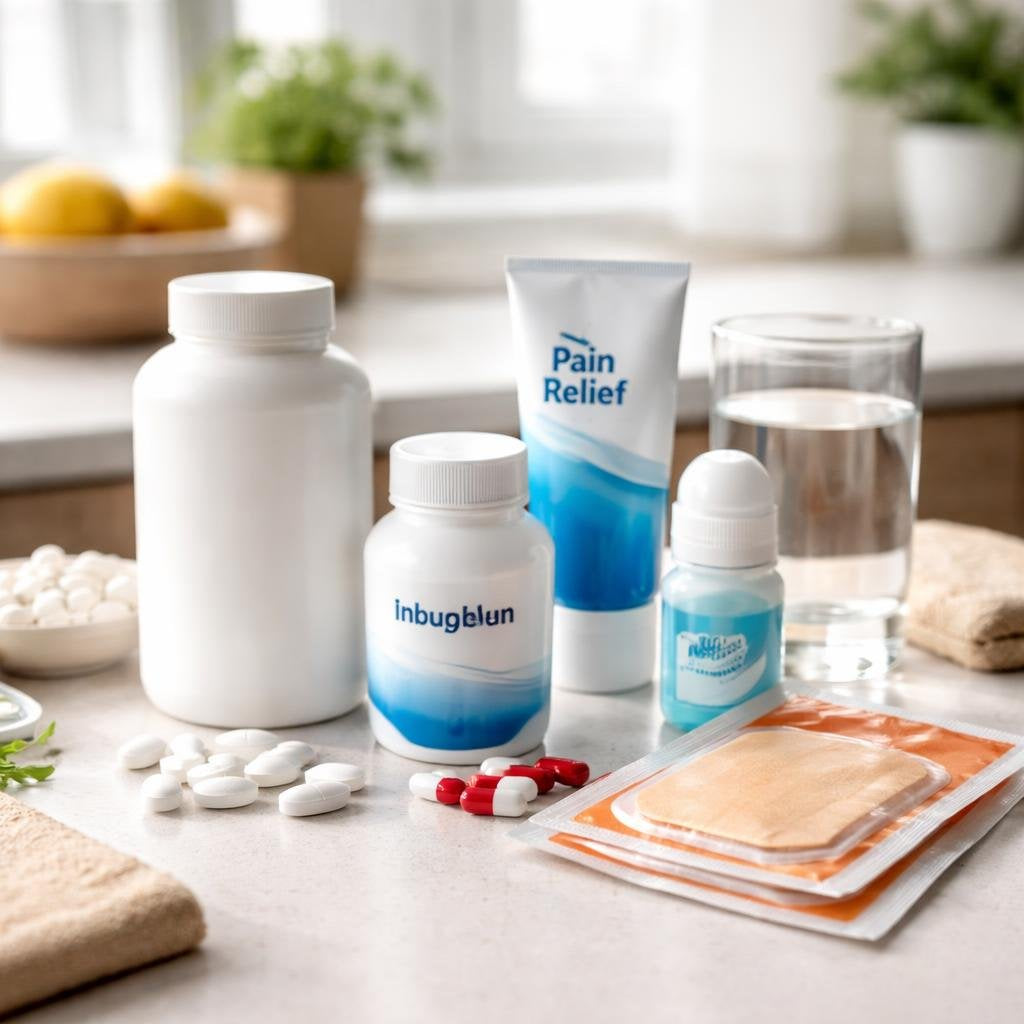Pain relief medications and topical rubs for targeted comfort