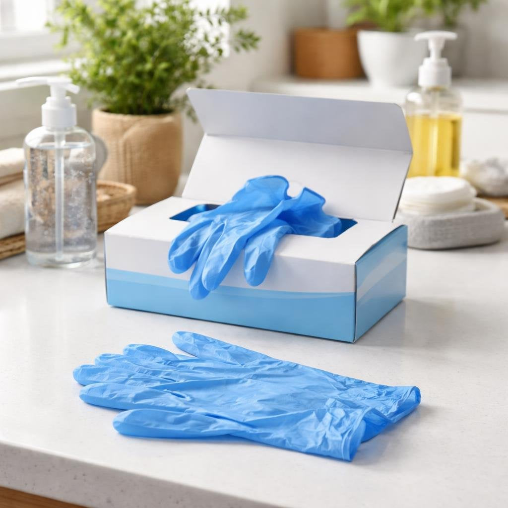 Powder-free sanitary gloves for everyday clean handling