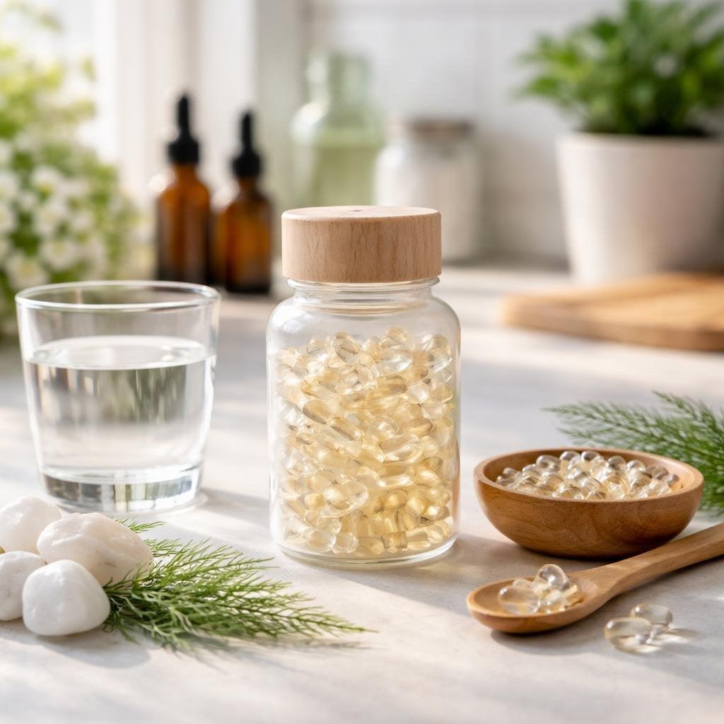 Silica mineral supplements supporting hair, skin and nails