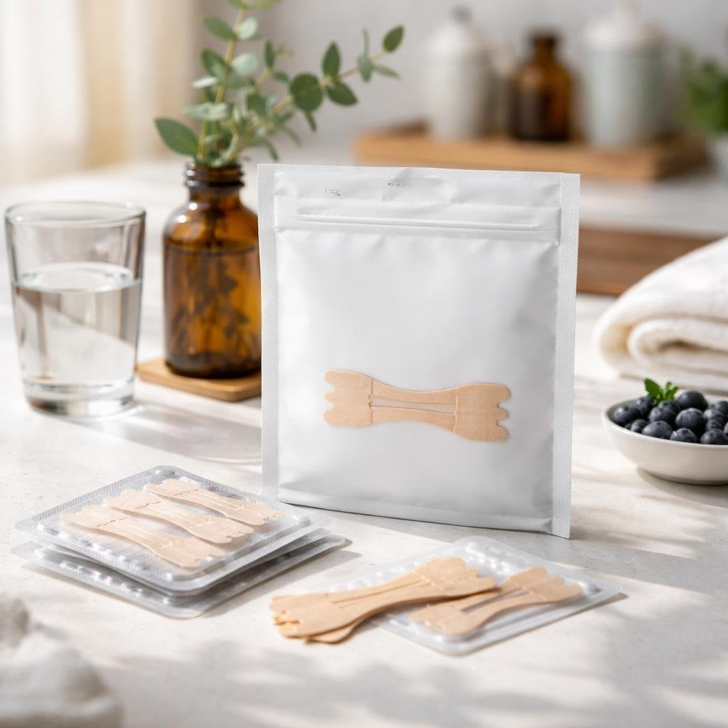 Sleep disorder nasal strips supporting nighttime nasal airflow