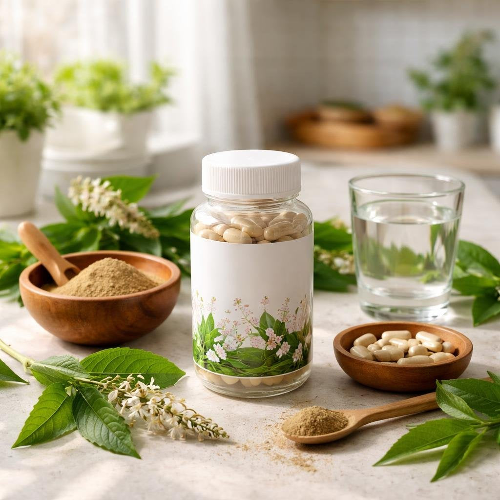 Vasaka Adhatoda vasica extract collection for respiratory wellness