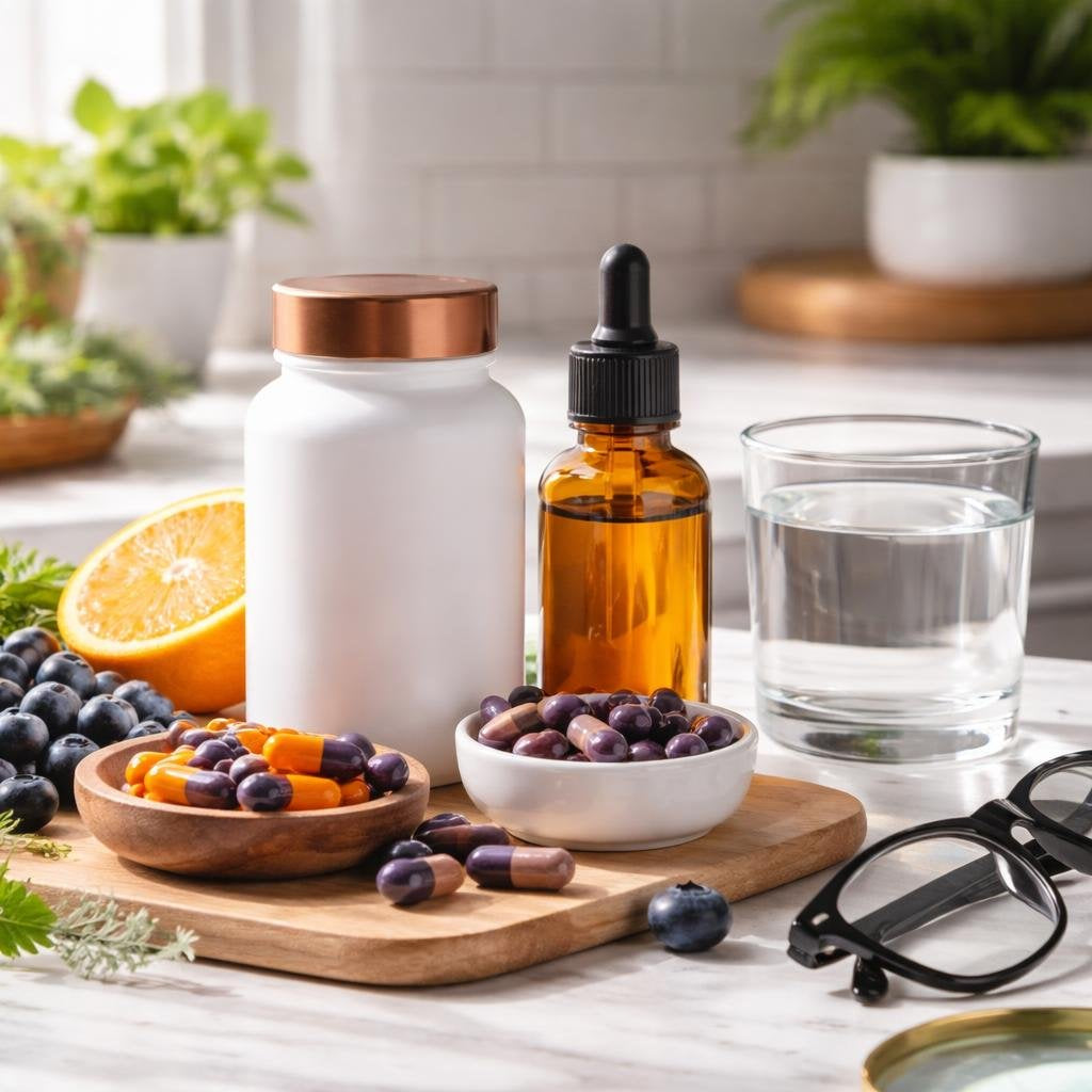 Vision supplements featuring lutein, zeaxanthin and omega-3