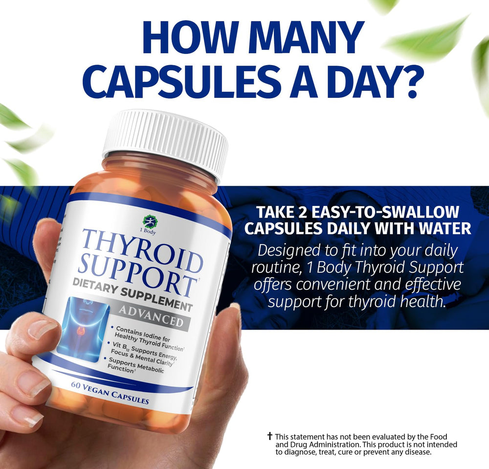 Capsules and glass ready for a daily wellness ritual with 1 Body