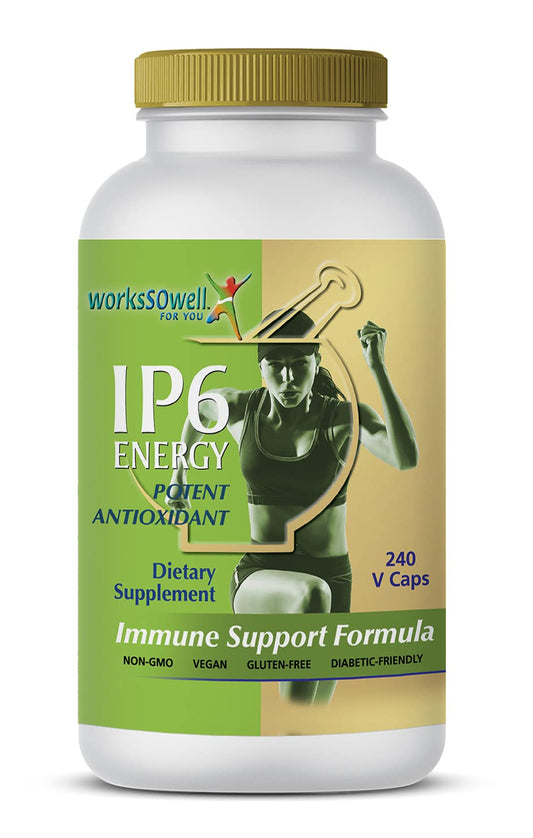 1-TDC WorksSoWell IP-6 Energy bottle with capsules for immune support.