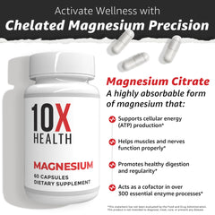 10x health magnesium citrate capsules—easy-to-swallow daily support.