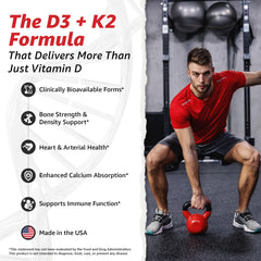 10X Health System d3 k2 capsules closeup highlighting high-potency daily supplement