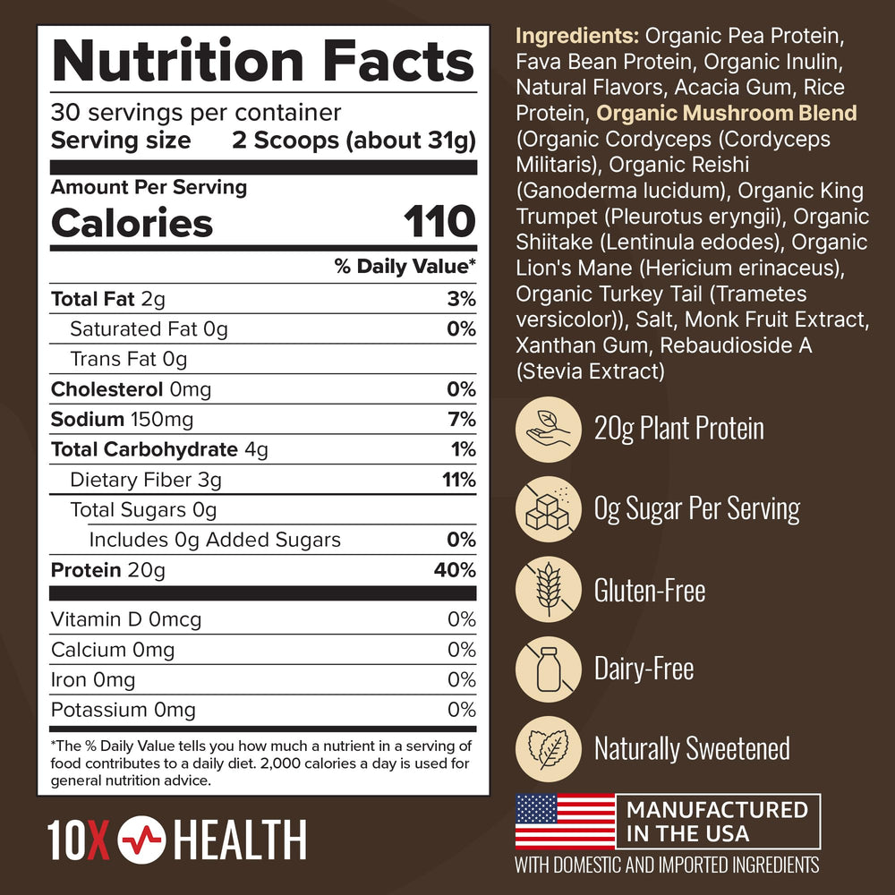 10X Health System honey vanilla on kitchen counter suggesting everyday nutrition