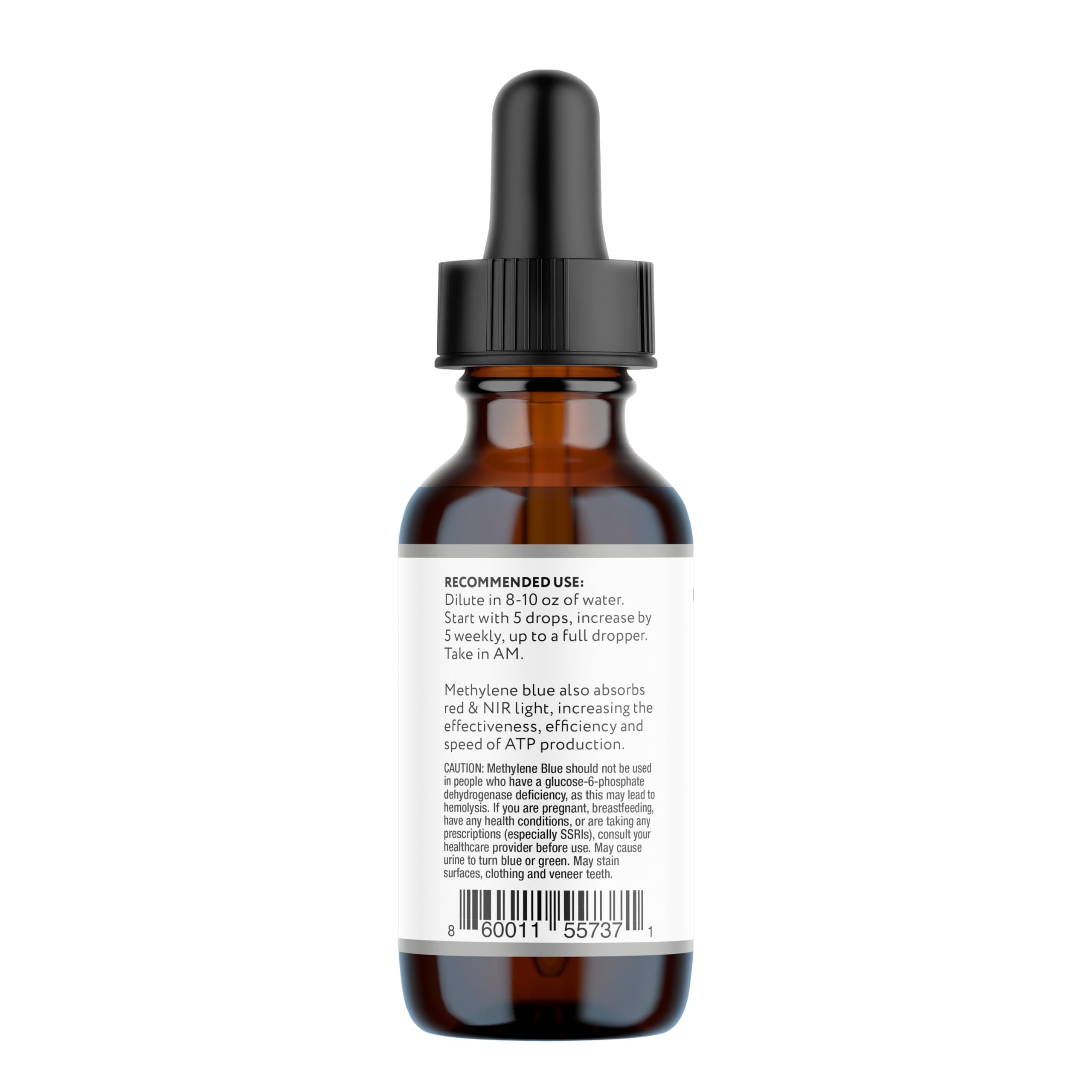 10X Health System Methylene Blue Drops pina colada flavor depiction.