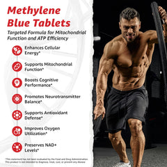 Front label of 10X Health System Methylene Blue showing quality