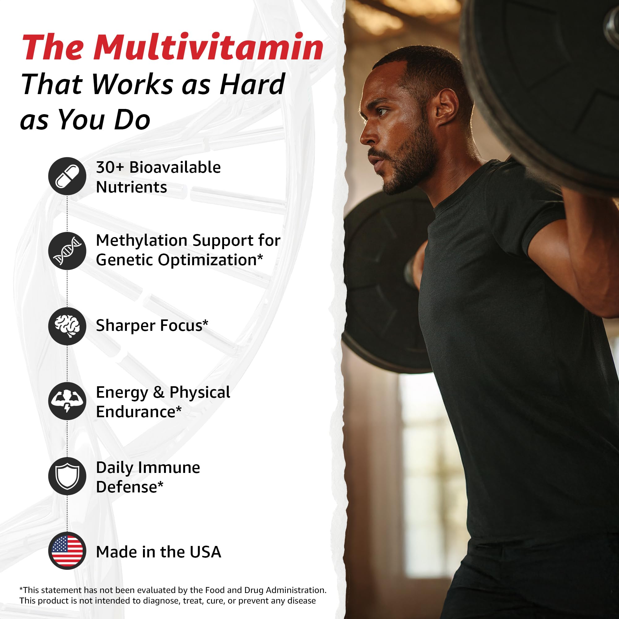 Close-up of 10X Health System Optimize capsules for a simple daily routine.