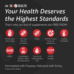 10X Health vitamins and minerals for growing children.