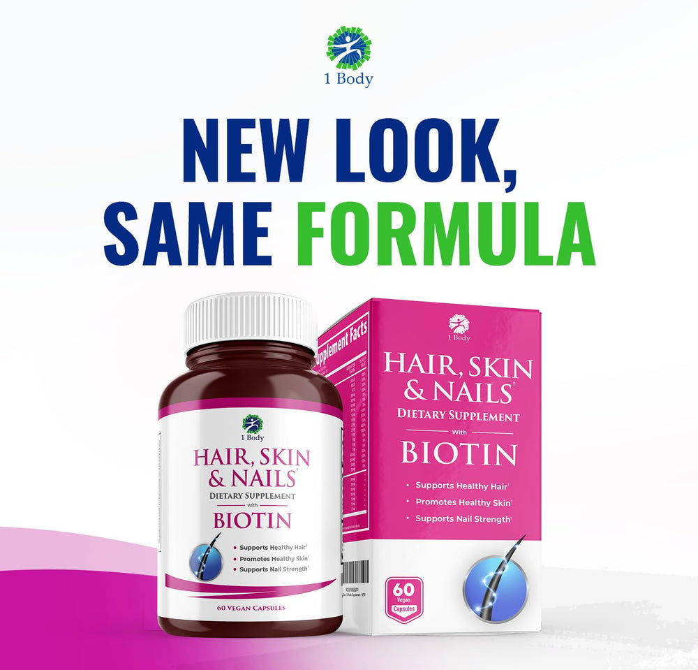 1 Body multi-vitamin capsules showing a complete daily nutrient blend.