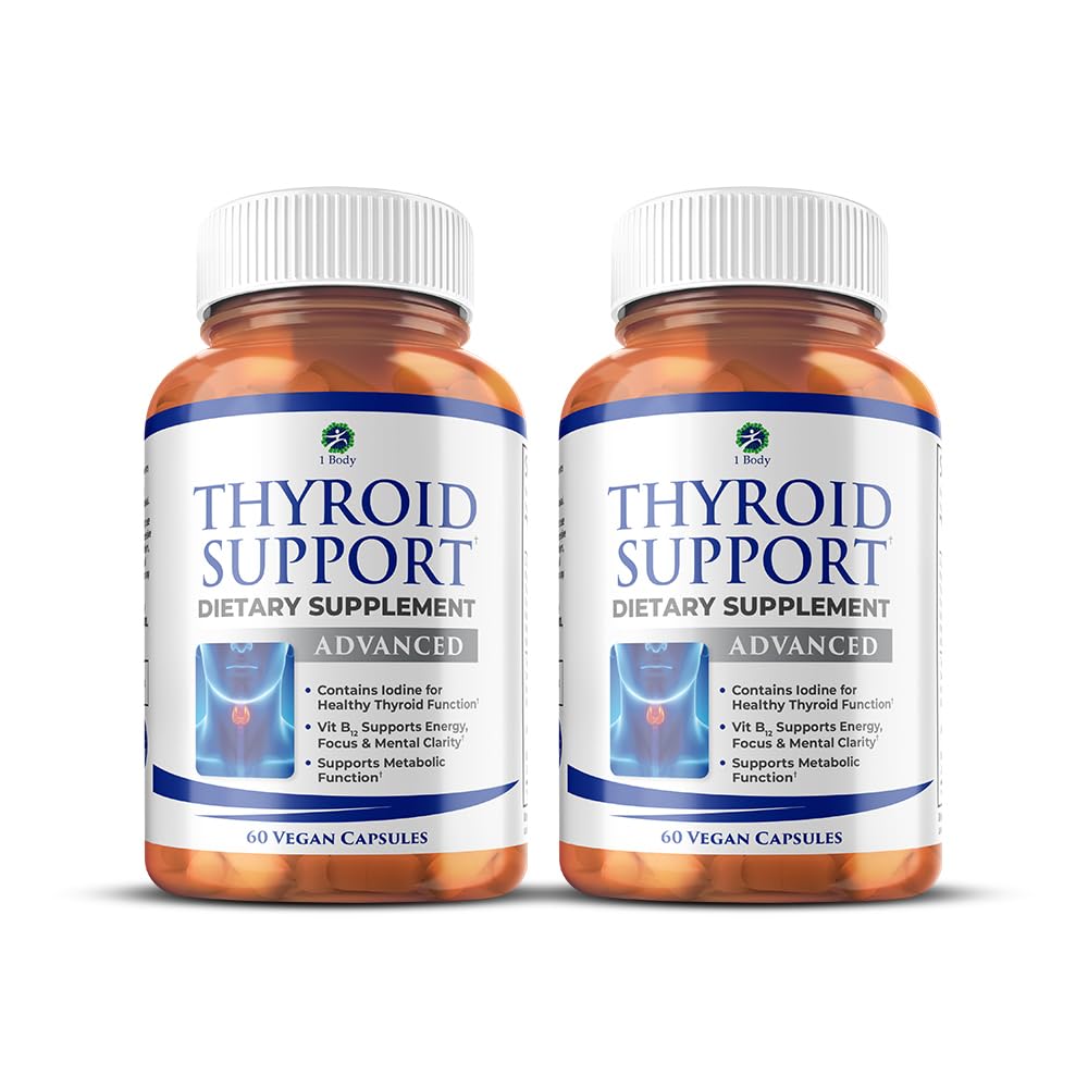1 Body Thyroid Support bottle front with clear label for quick recognition