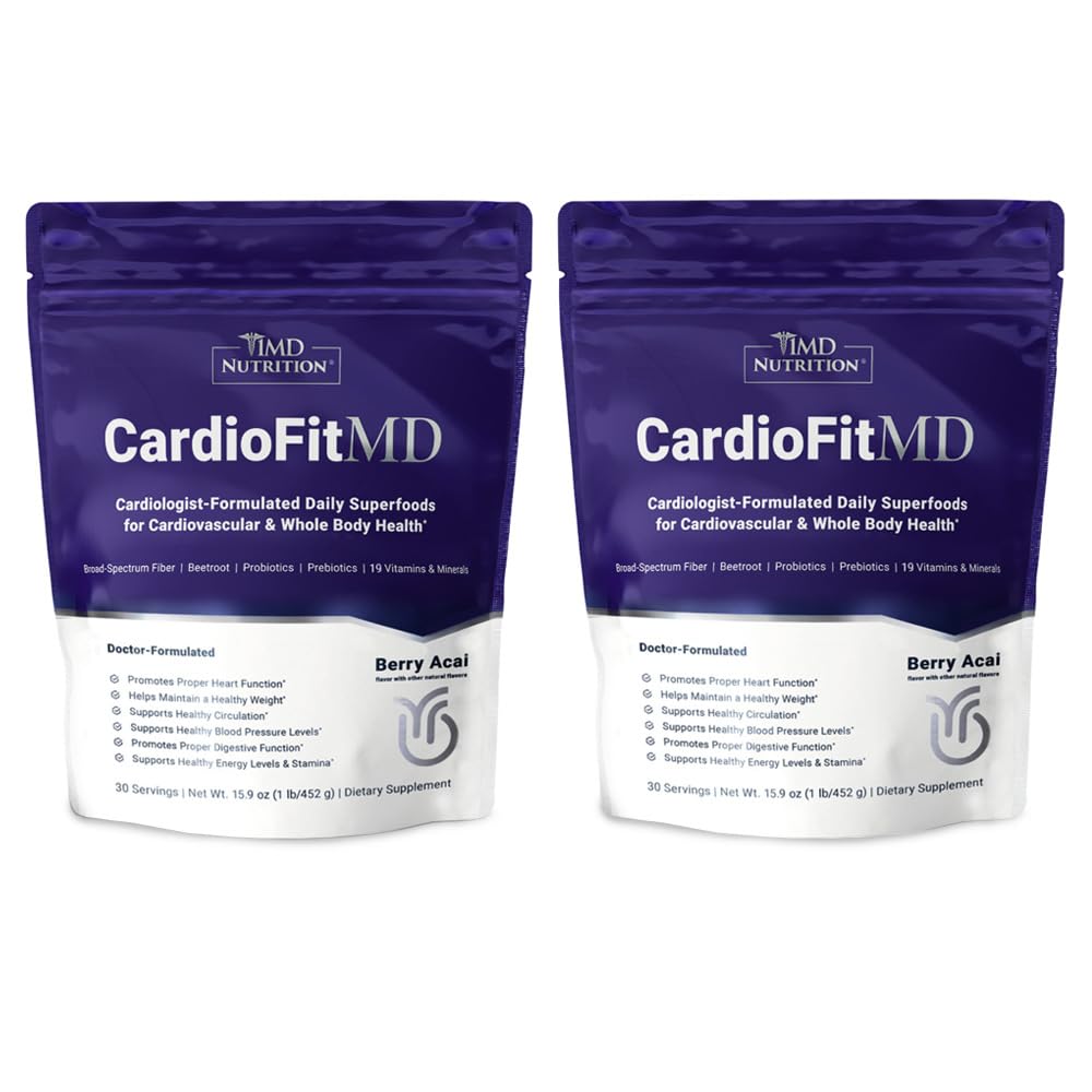 CardioFitMD beetroot powder jar with label, highlighting circulation support potential