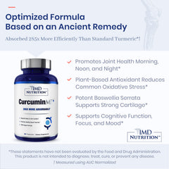 1MD CurcuminMD Plus Boswellia Serrata ingredient image emphasizing plant-based support