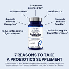 Dairy-free icon on 1MD Complete Probiotics Platinum packaging