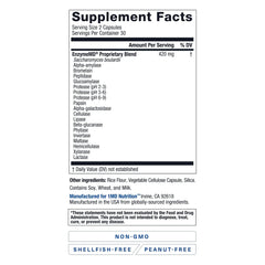 1MD Nutrition EnzymeMD capsule interior view emphasizes plant-based enzymes